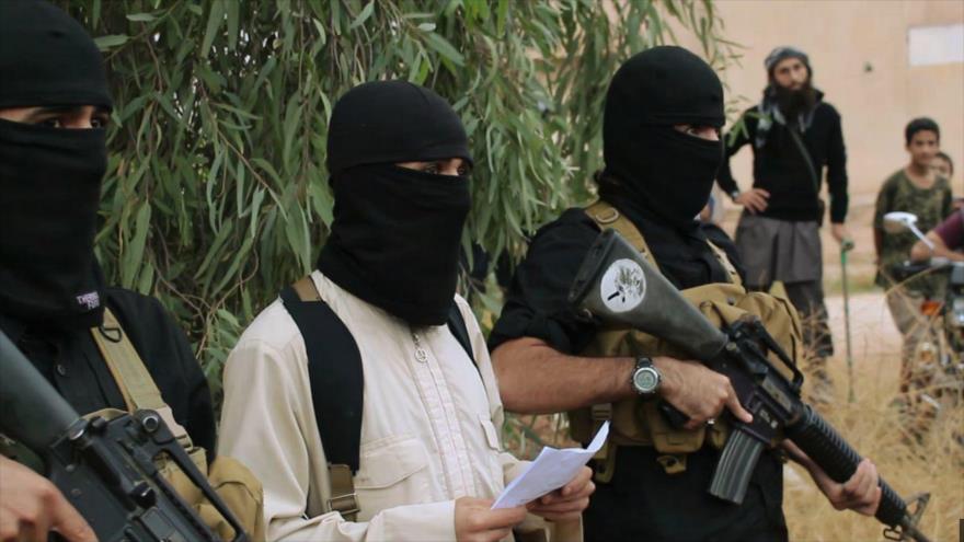 Fuerzas del grupo terrorista Daesh.