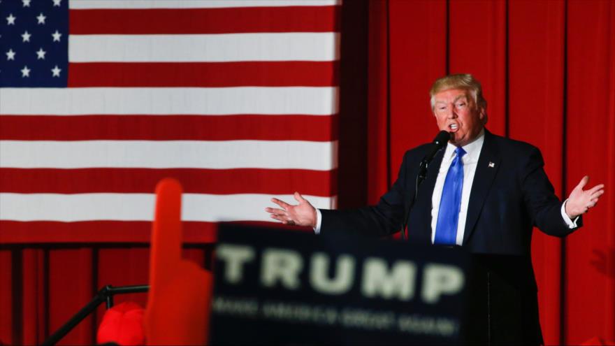 El precandidato republicano a la Casa Blanca, Donald Trump.