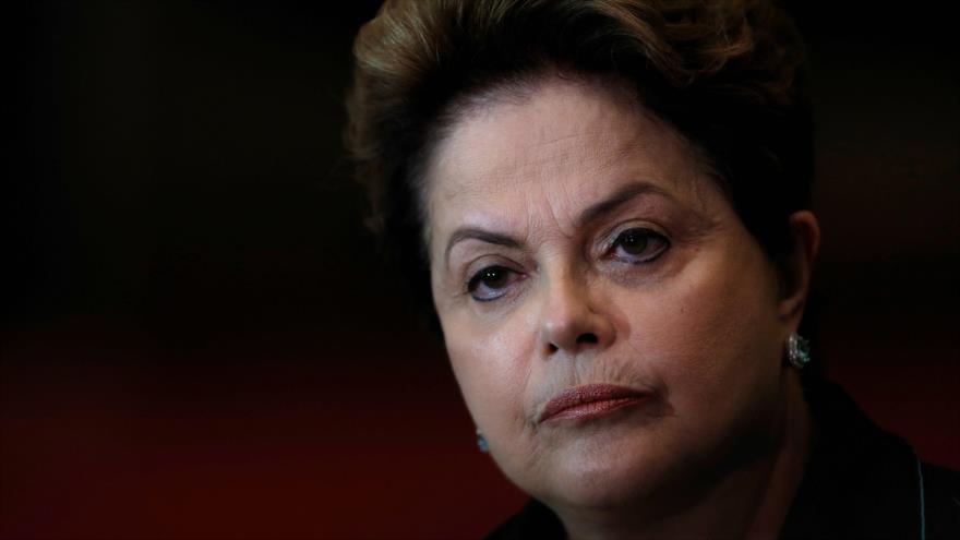 La jefa de Estado suspendida de Brasil, Dilma Rousseff.