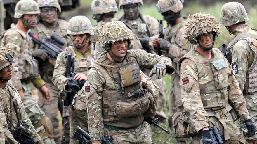 Tropas de la Organización del Tratado del Atlántico Norte (OTAN).