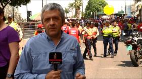 Estudiantes marchan en la capital de Venezuela