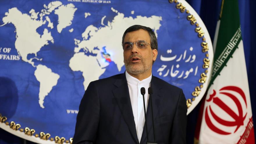 El portavoz de la Cancillería iraní, Husein Yaberi Ansari.