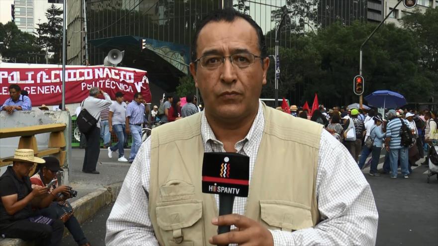 La CNTE, no cede: marchan en la CDMX y entran a Los Pinos 