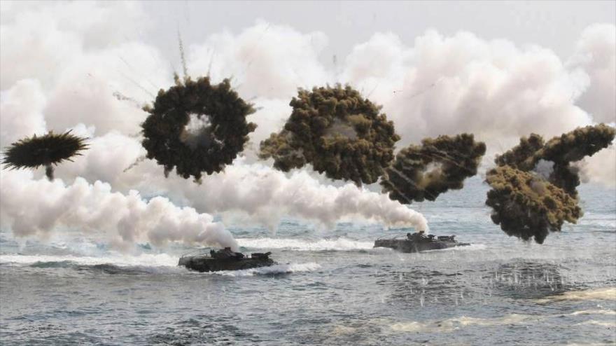 Imágenes de las maniobras militares de Corea del Sur.