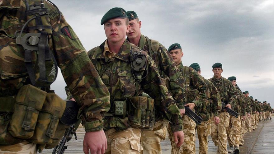 Soldados británicos desplegados en Afganistán.