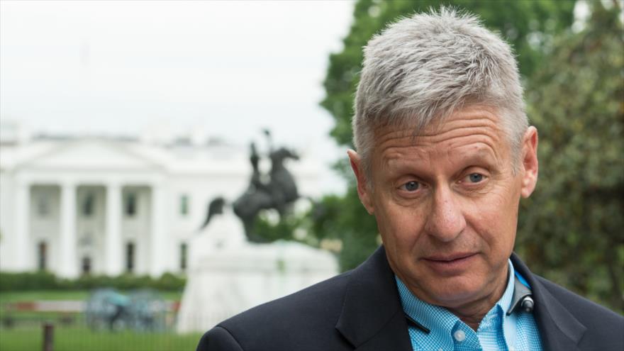 Gary Johnson, gobernador republicano de Nuevo México entre 1993 y 2005 y candidato del Partido Libertario a la Presidencia estadounidense en 2016, 9 de mayo de 2016.