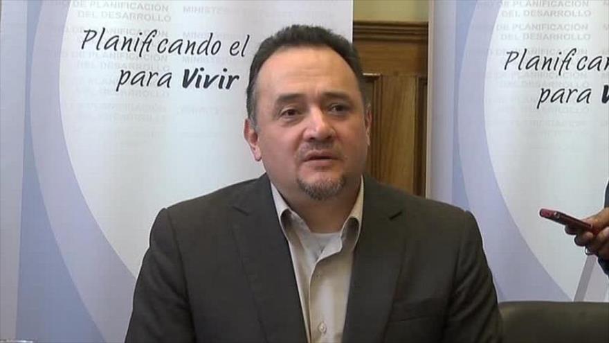 El ministro boliviano de Planificación del Desarrollo, René Orellana.