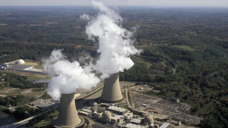 Una planta nuclear.