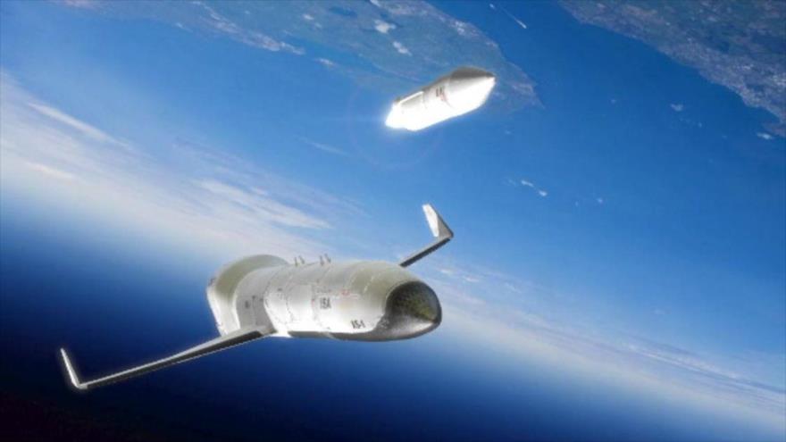 Representación artística del proyecto XS-1 de la Agencia estadounidense de Investigación de Proyectos Avanzados de Defensa (DARPA, por sus siglas en inglés).
