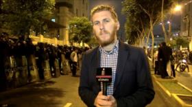 Peruanos se manifiestan en contra de Fujimori