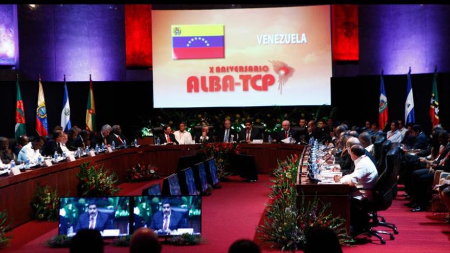 Una cumbre de la Alianza Bolivariana para los Pueblos de nuestra América (ALBA).