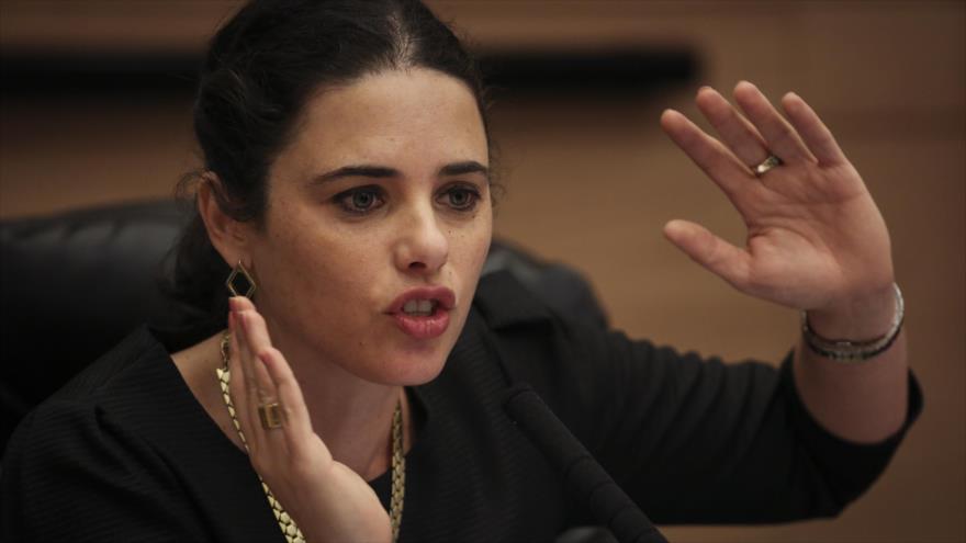 Ministra israelí de asuntos judiciales, Ayelet Shaked.