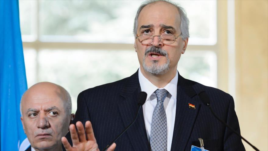 El representante permanente de Siria ante la Organización de las Naciones Unidas (ONU), Bashar al-Yafari.