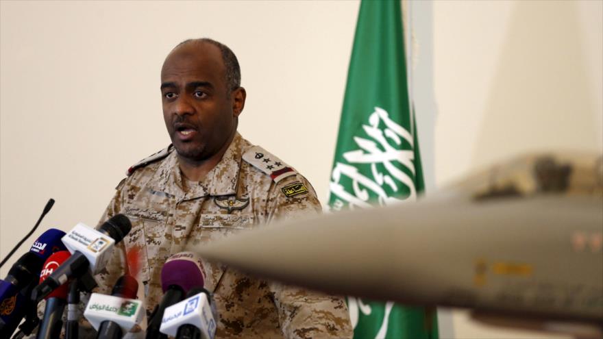 El portavoz militar de Arabia Saudí, Ahmad al-Asiri.