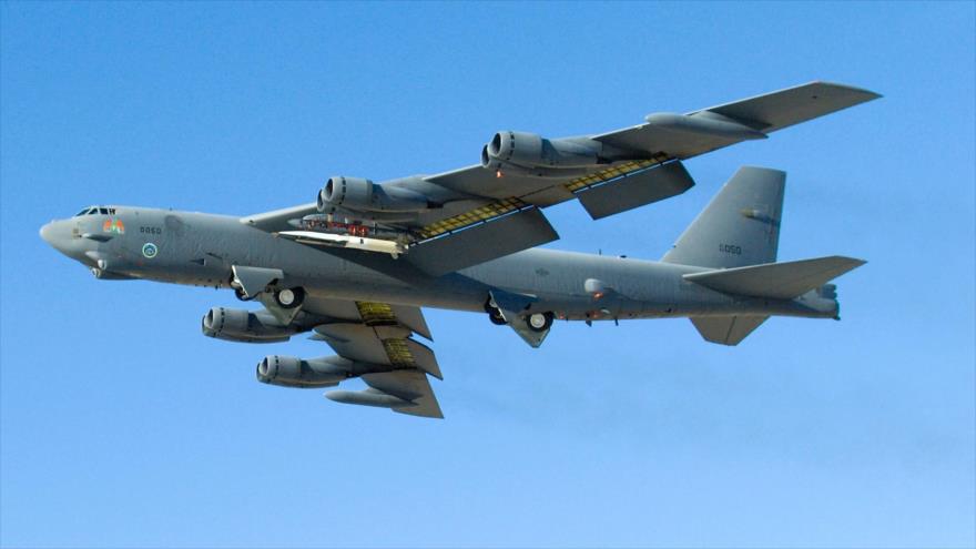 El Boeing B-52 Stratofortress, un bombardeo estratégico subsónico de largo alcance de EE.UU.
