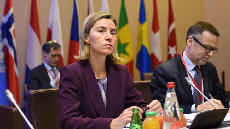 Federica Mogherini, jefa de la Diplomacia de la Unión Europea (UE).