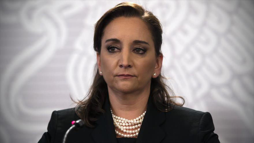 La ministra mexicana de Exteriores, Claudia Ruiz Massieu.