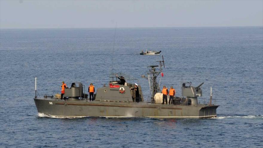 Un barco patrulla de Corea del Norte.