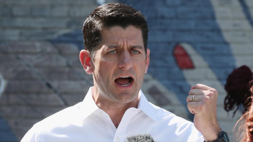 El presidente de la Cámara de Representantes de EE.UU., el republicano Paul Ryan.
