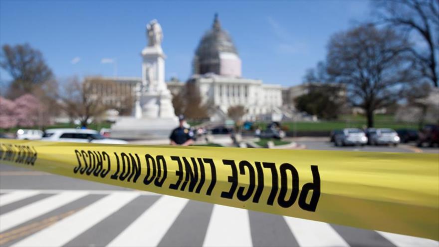 Cuatro personas resultaron heridas en un tiroteo cerca del Capitolio en Washington, capital de EE.UU.