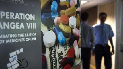 Interpol realiza operación contra tráfico de medicamentos falsos