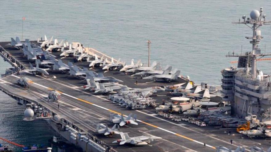 Portaaviones estadounidense USS John C. Stennis.