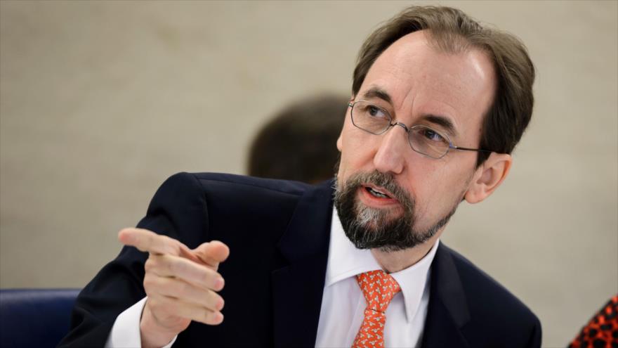 El alto comisionado de las Naciones Unidas para los Derechos Humanos (ACNUDH), Zeid Raad al-Husein.