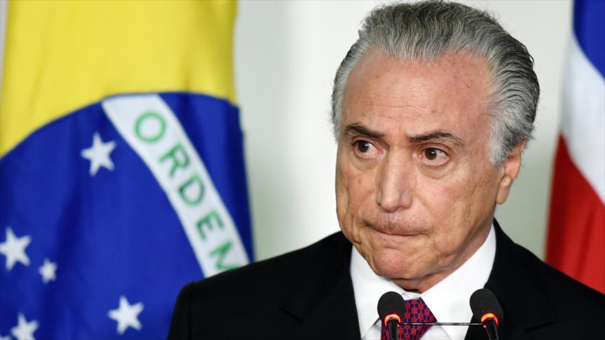 El presidente interino de Brasil, Michel Temer.