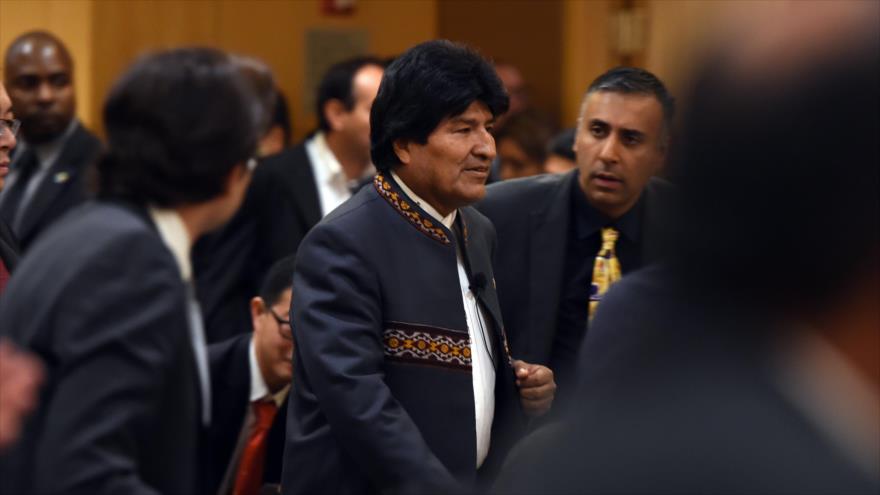 Presidente boliviano, Evo Morales.