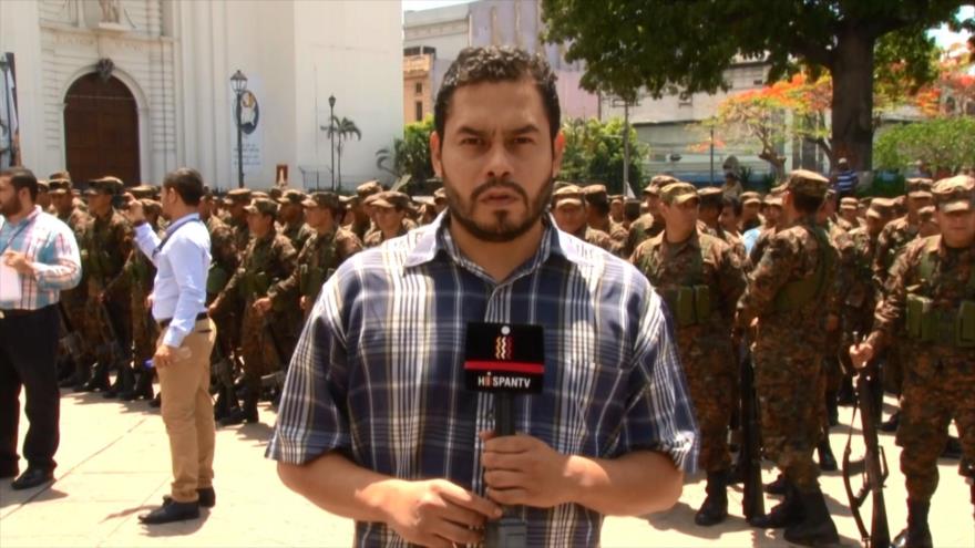 Despliegan reservas del Ejército en centro de San Salvador