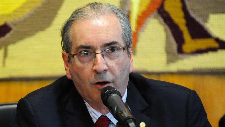 El expresidente de la Cámara de Diputados de Brasil Eduardo Cunha.