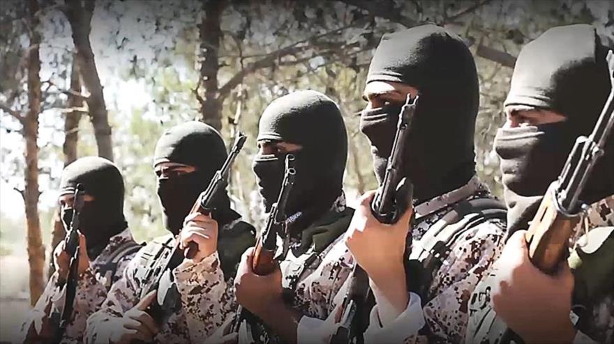 Combatientes de Daesh en Siria.