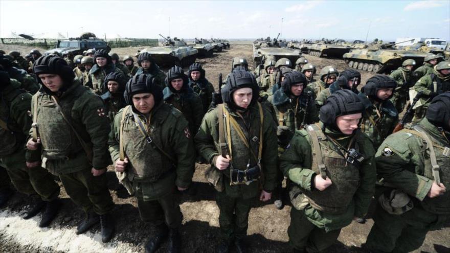 Soldados del Ejército de Rusia.