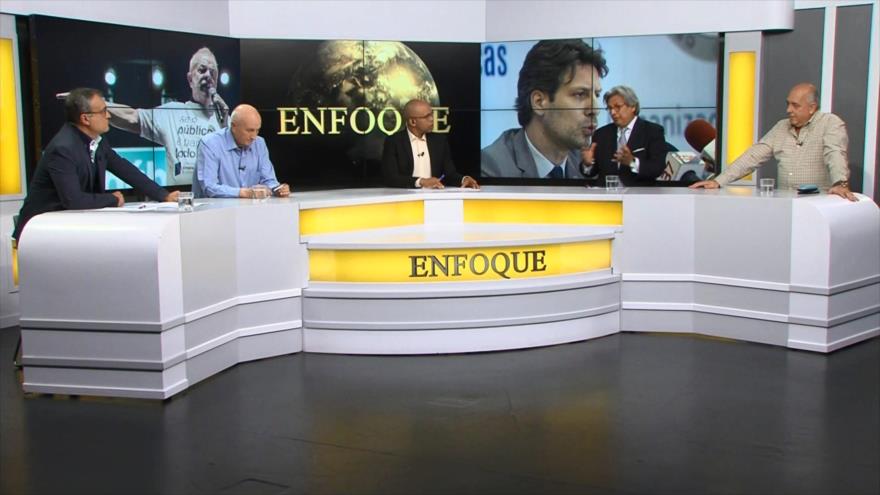 Enfoque - España: Manifestación contra el golpismo imperialista