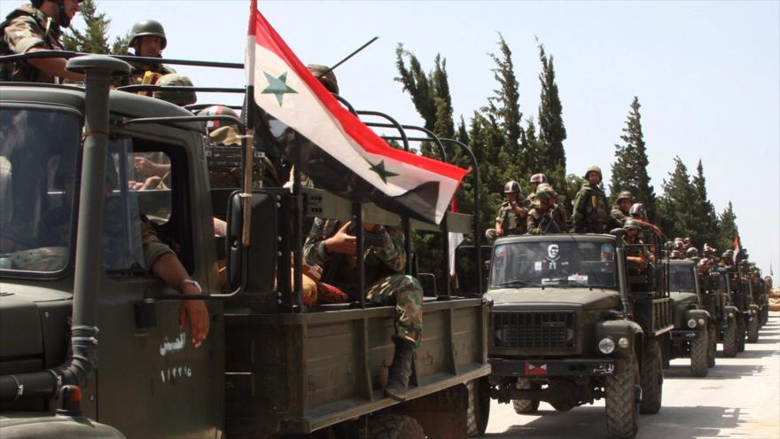 Soldados del Ejército de Siria.