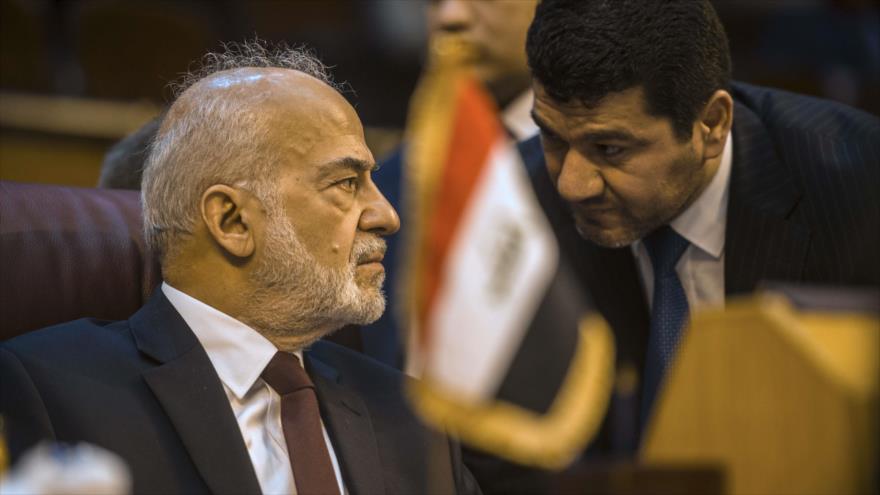 El ministro iraquí de Asuntos Exteriores de Irak, Ibrahim al-Yafari.