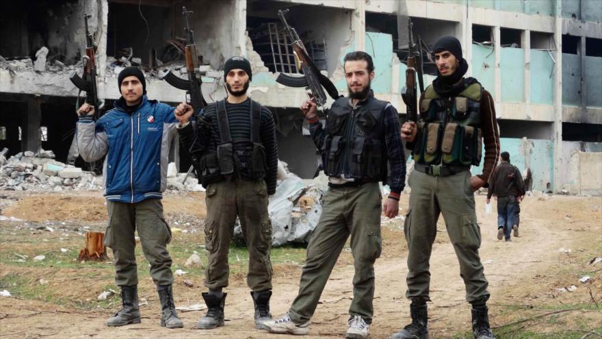 Miembros del llamado Ejército Libre de Siria.
