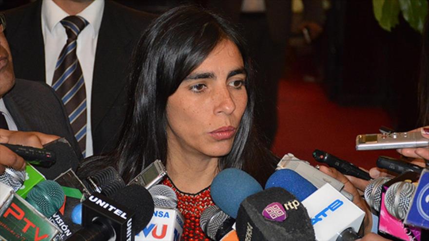 Gabriela Montaño, la presidenta de la Cámara de Diputados de Bolivia.