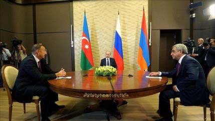 Putin, Aliev y Sarkisian optan por estabilidad en Nagorno-Karabaj
