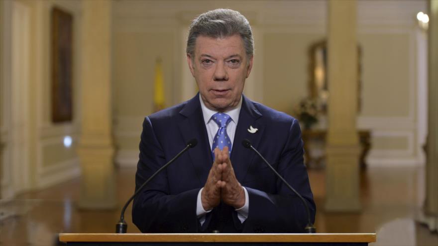 El presidente de Colombia, Juan Manuel Santos.