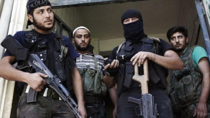 Los terroristas en Siria.