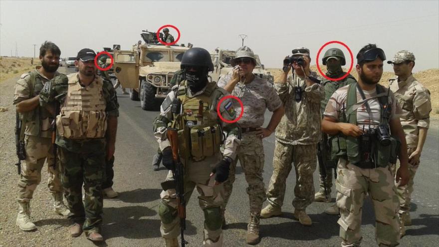 Soldados rusos que combaten junto a sus similares sirios contra grupos terroristas en este país árabe.