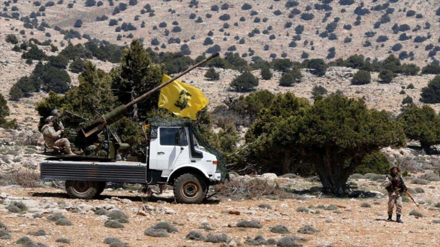 Combatientes de Hezbolá en Siria.