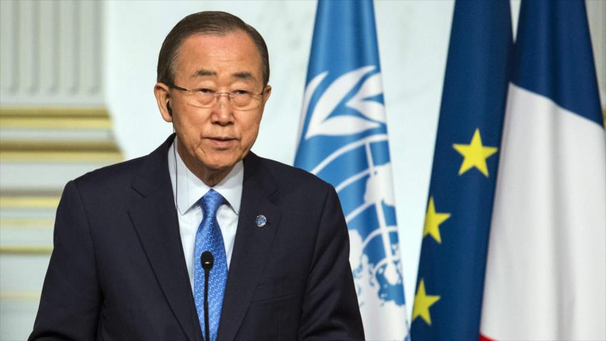 El secretario general de la Organización de las Naciones unias, Ban Ki-moon.