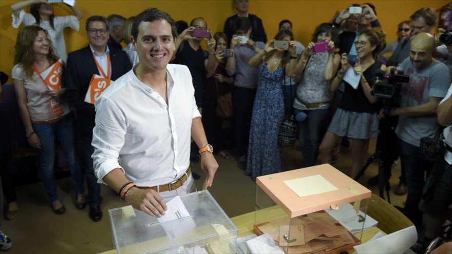 El candidato de Ciudadanos, Albert Rivera, (Reuters)