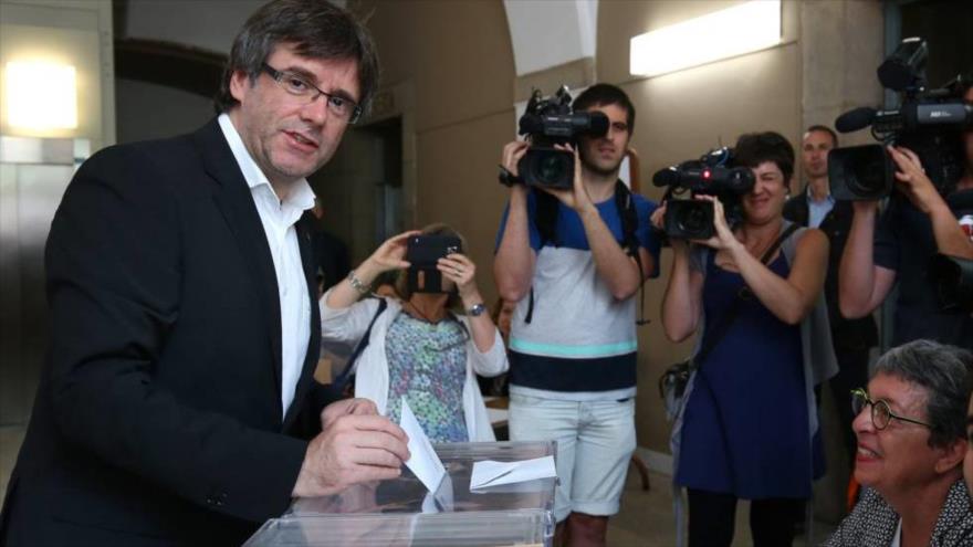 El presidente de la Generalitat de Cataluña, Carles Puigdemont, (EFE)