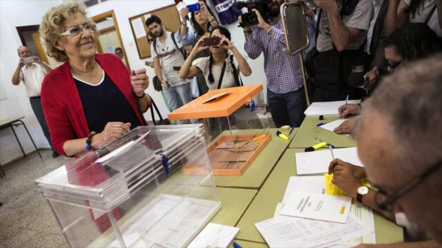 La alcaldesa madrileña, Manuela Carmena, (EFE)