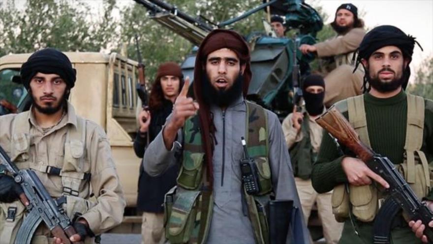 Integrantes del grupo terrorista EIIL (Daesh, en árabe).