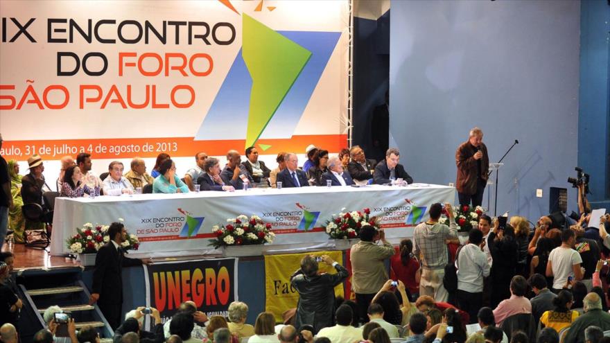 Un encuentro del Foro de Sao Paulo.