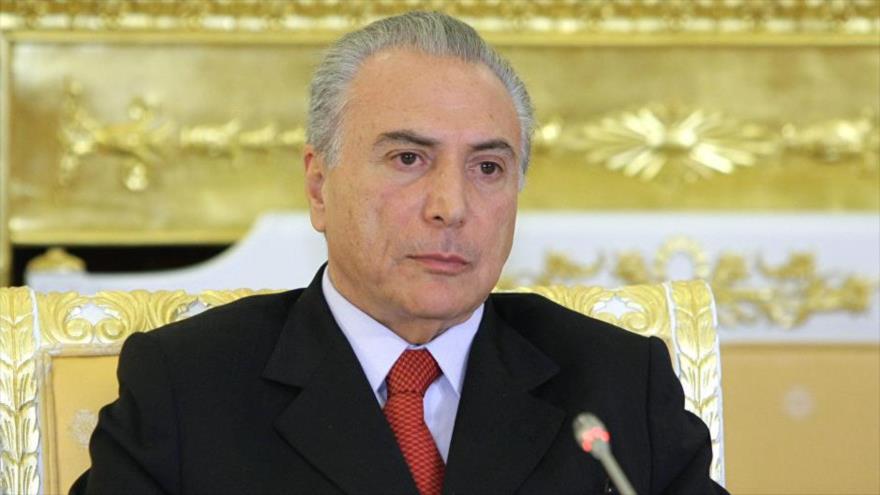 El presidente interino de Brasil, Michel Temer.